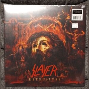 Slayer Repentless Vinyl (Oxblood&Orange w/Mustard Swirl) POOS